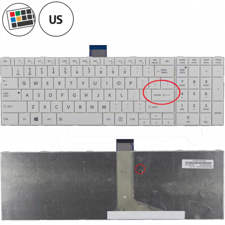 Toshiba Satellite c855-1gn Tastatur