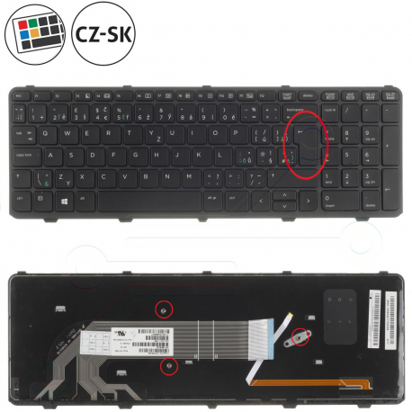 HP ProBook 450 G2 Klávesnica