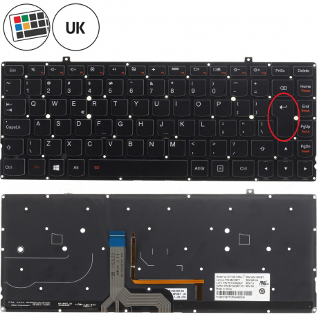 Copyright Terahertz s.r.o. 9Z.NAXBT.00U keyboard
