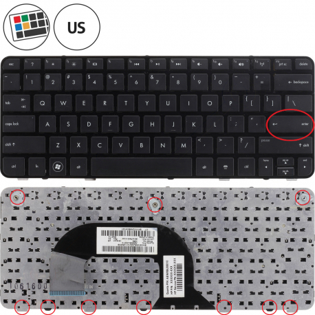 Copyright Terahertz s.r.o. HP Pavilion dm1z klávesnica