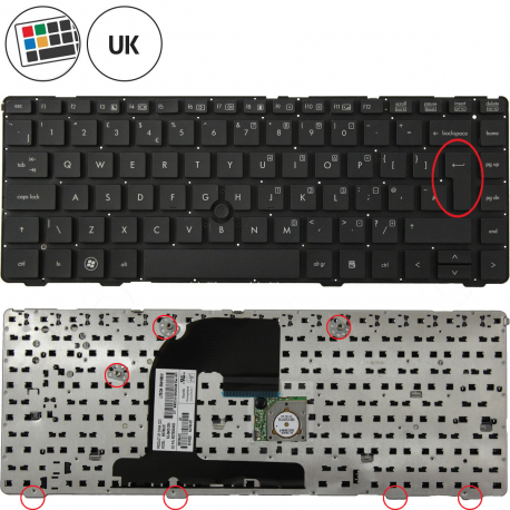 HP EliteBook 8460p Tastatur