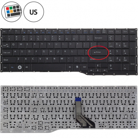 Fujitsu Siemens LIFEBOOK AH562 Tastatur