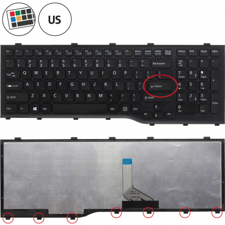 Fujitsu Siemens LIFEBOOK AH532 Tastatur