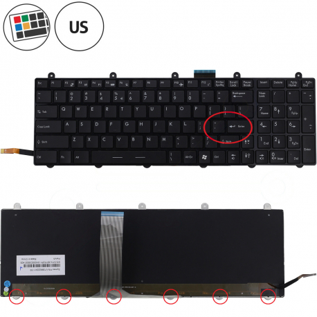 MSI GE70 2PE Keyboard