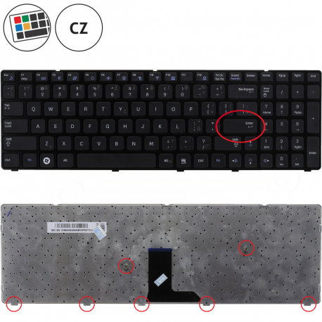 Samsung NP-R578VE Klávesnica