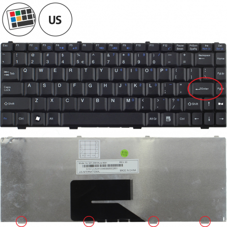 MSI S262 Keyboard
