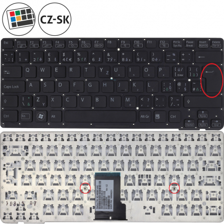 Sony Vaio VPC-CA1S1RB Tastatur