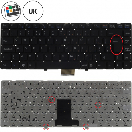 Sony Vaio VPC-EA36FMLT Tastatur