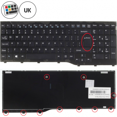  Fujitsu Siemens LIFEBOOK AH552 tastatur