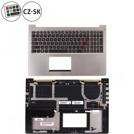  Asus ZenBook UX51VZ tastatur mit palmrest