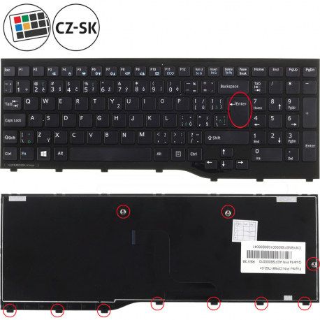  Fujitsu Siemens LIFEBOOK AH552 tastatur