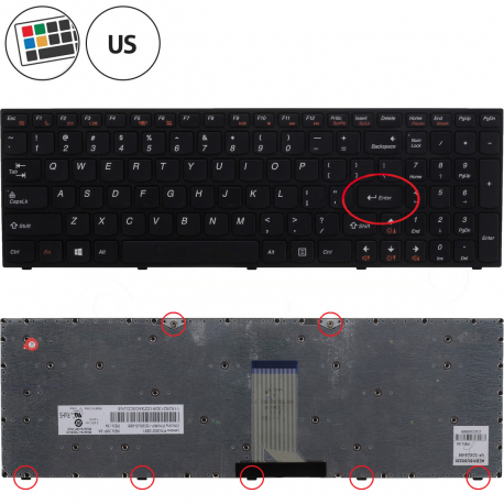 Lenovo B5400 Klávesnica