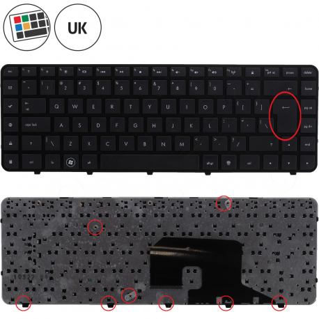 HP Pavilion dv6-3110eg Tastatur