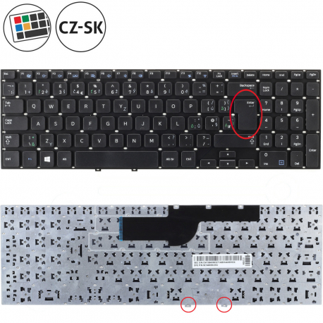 Samsung NP270E5J Klávesnice