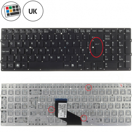 Sony Vaio VPC-F21Z1E Tastatur