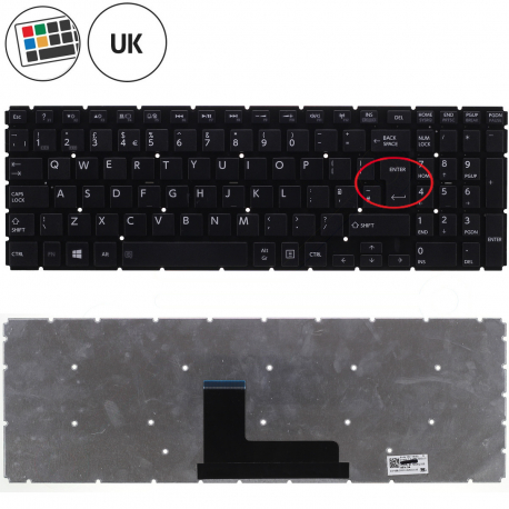 Toshiba Satellite L50-B-2EV Klávesnice