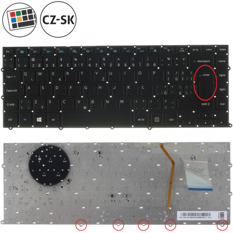 Copyright Terahertz s.r.o. Samsung NP900X4D klávesnice