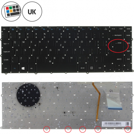 Samsung NP900X4D Tastatur