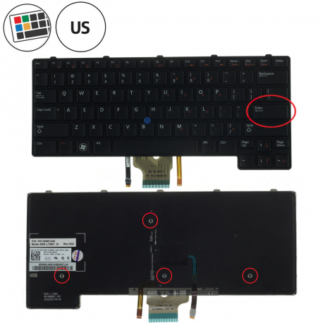 Copyright Terahertz s.r.o. Dell Latitude E6430u klávesnica