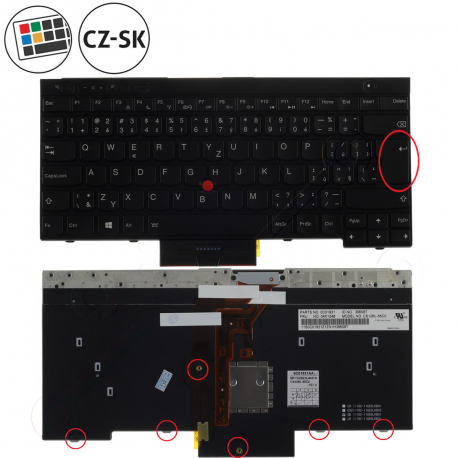 Lenovo ThinkPad T430 Klávesnica