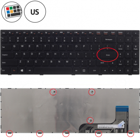 Copyright Terahertz s.r.o. Lenovo IdeaPad 100-15IBY klávesnica