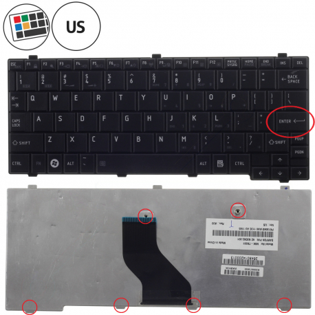 Toshiba Mini NB520-108 Keyboard