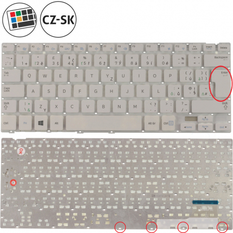 Samsung NP905S3G Klávesnice