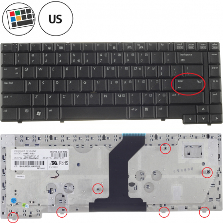  HP Compaq 6535b tastatur