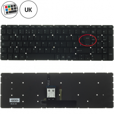 Toshiba Satellite L50-B-16P Klávesnice
