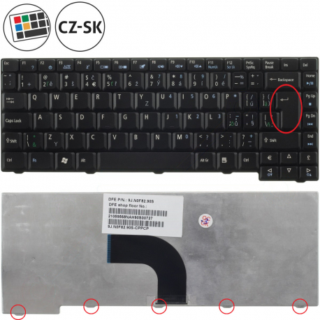 Acer Aspire 2930Z Klávesnice
