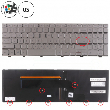  Dell Inspiron 15 7737 tastatur