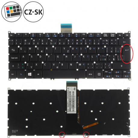 Acer Aspire E3-112M Klávesnice