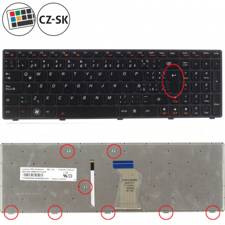 Lenovo IdeaPad Y580 Keyboard