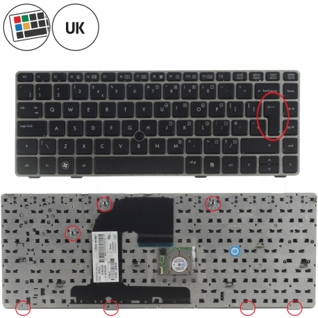 Copyright Terahertz s.r.o. HP EliteBook 8460p tastatur