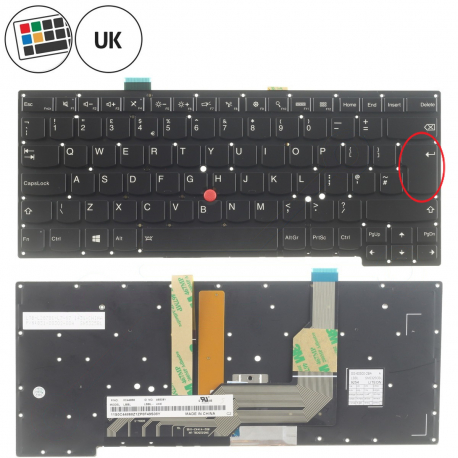 Lenovo ThinkPad S431 Klávesnica