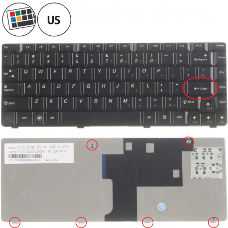 Copyright Terahertz s.r.o. Lenovo IdeaPad U450p klávesnica