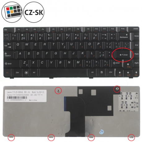 Lenovo IdeaPad U450p Klávesnica