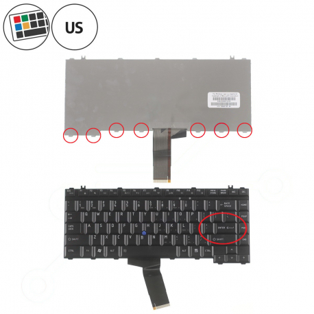 Toshiba Tecra a11-s3531 Tastatur
