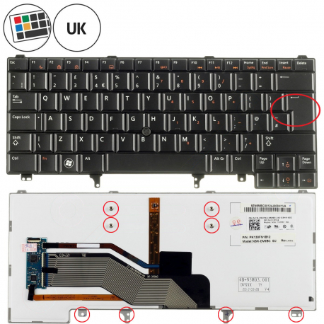 Dell Latitude E5320 Klávesnice