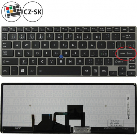 Copyright Terahertz s.r.o. Toshiba Portege Z30-A-140 tastatur