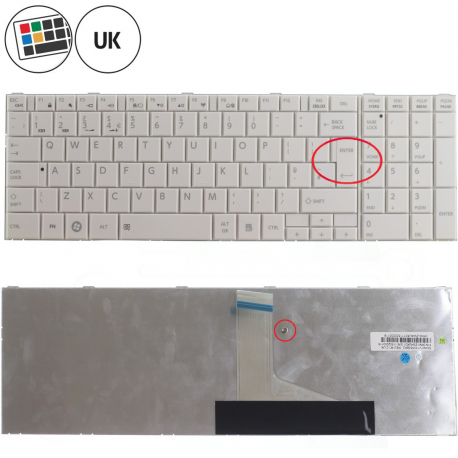 Toshiba Satellite c855-s5348 Klávesnica