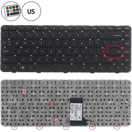 Copyright Terahertz s.r.o. HP Pavilion dm4-1065dx klávesnica