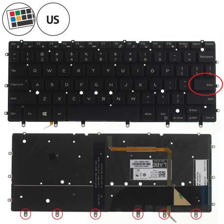 Dell Inspiron 13 7348 Tastatur