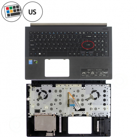 Acer Aspire V15 VN7-591G-788L Klávesnica s palmrestom