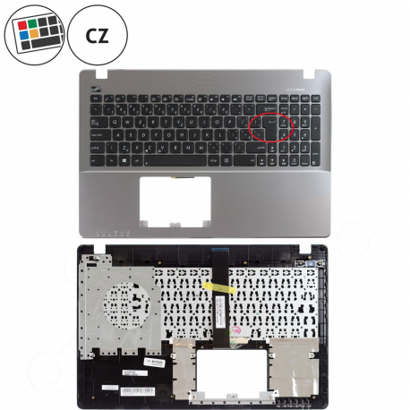 Asus X550CA-XX069H Klávesnica s palmrestom