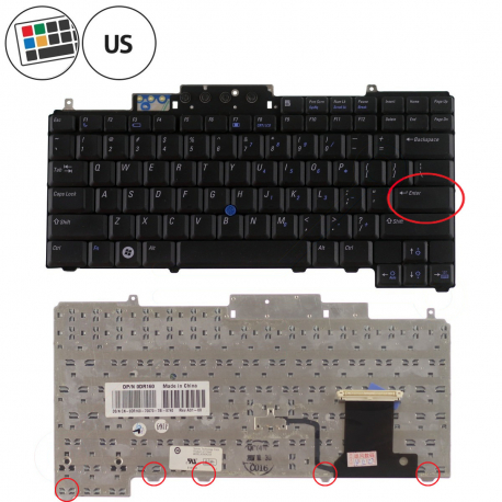 Copyright Terahertz s.r.o. Dell Latitude D830 keyboard