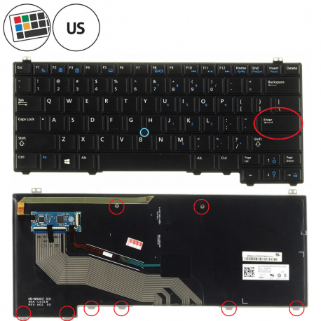 Dell Latitude E5440 Klávesnice