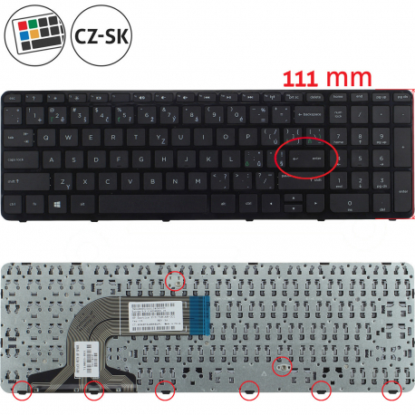 HP Pavilion 15-R035DS Klávesnica