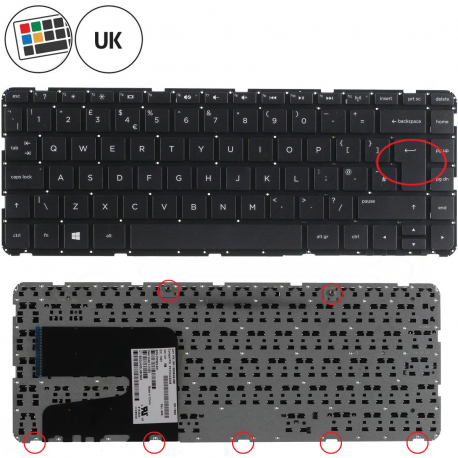 HP 14-r251TU Klávesnice