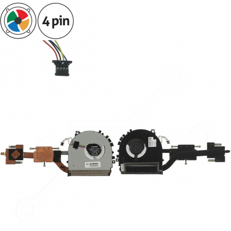 Lenovo IdeaPad Yoga 500 14ISK Fan with heatpipe